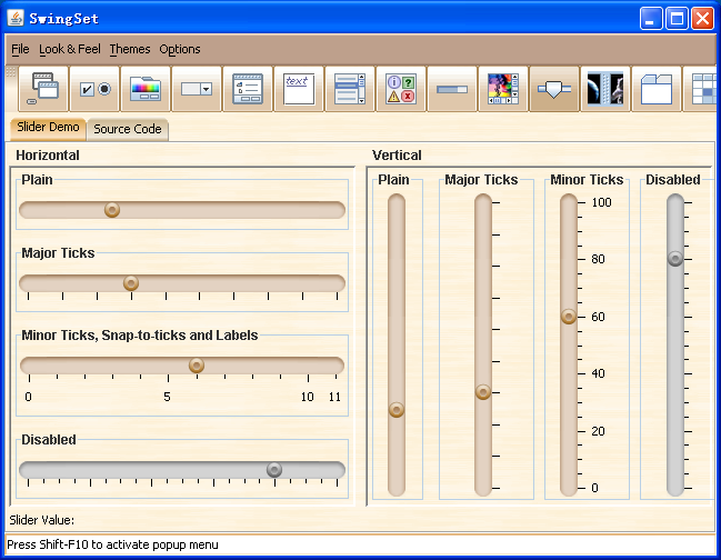 New look of JSlider in EaSynth L&F